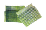 GRADIENT GREEN WOOL - THROW