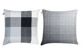 GRADIENT & SQUARES GREY GIANT - CUSHION COVER