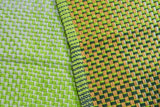 GRADIENT GREEN WOOL - THROW