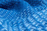 GRADIENT BLUE WOOL - THROW