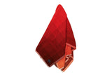 GRADIENT RED WOOL - THROW