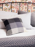 GRADIENT & SQUARES GREY GIANT - CUSHION COVER