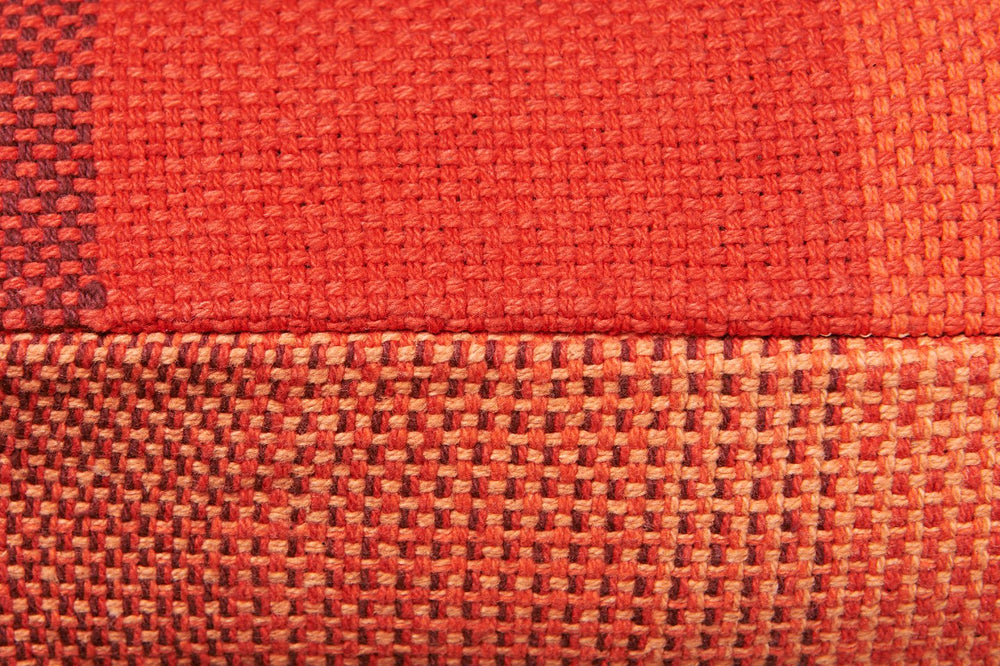 GRADIENT & SQUARES RED - CUSHION COVER