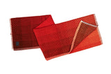 GRADIENT RED WOOL - THROW