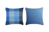 GRADIENT & SQUARES BLUE - CUSHION COVER