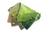 GRADIENT GREEN WOOL - THROW