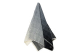 GRADIENT GREY WOOL - THROW