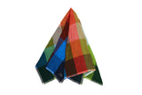 Detail of the handwoven Chess Multi Cotton throw