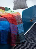 Colour blends in the Chess Multi Cotton handwoven throw