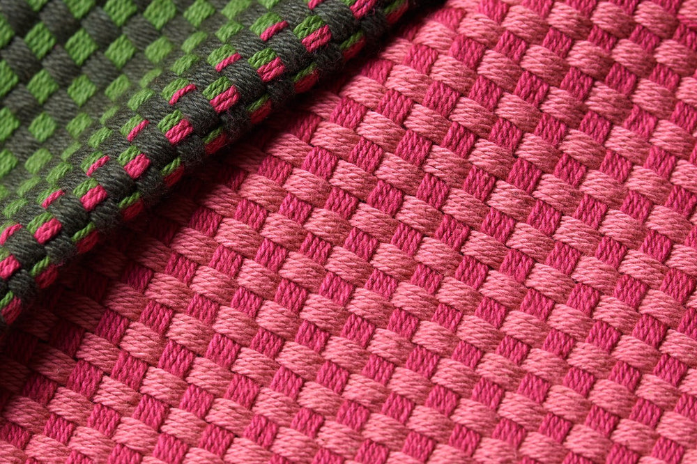 Cotton Raspberry Throw RASPBERRY - THROW – Simon Key Bertman Textile Design & Art