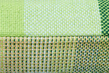 GRADIENT & SQUARES GREEN - CUSHION COVER